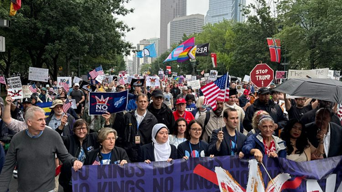 Шествие No Kings в Филадельфии